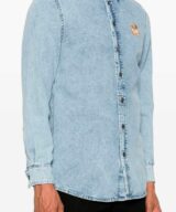 Camisa denim con motivo Teddy Bear