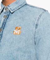 Camisa denim con motivo Teddy Bear