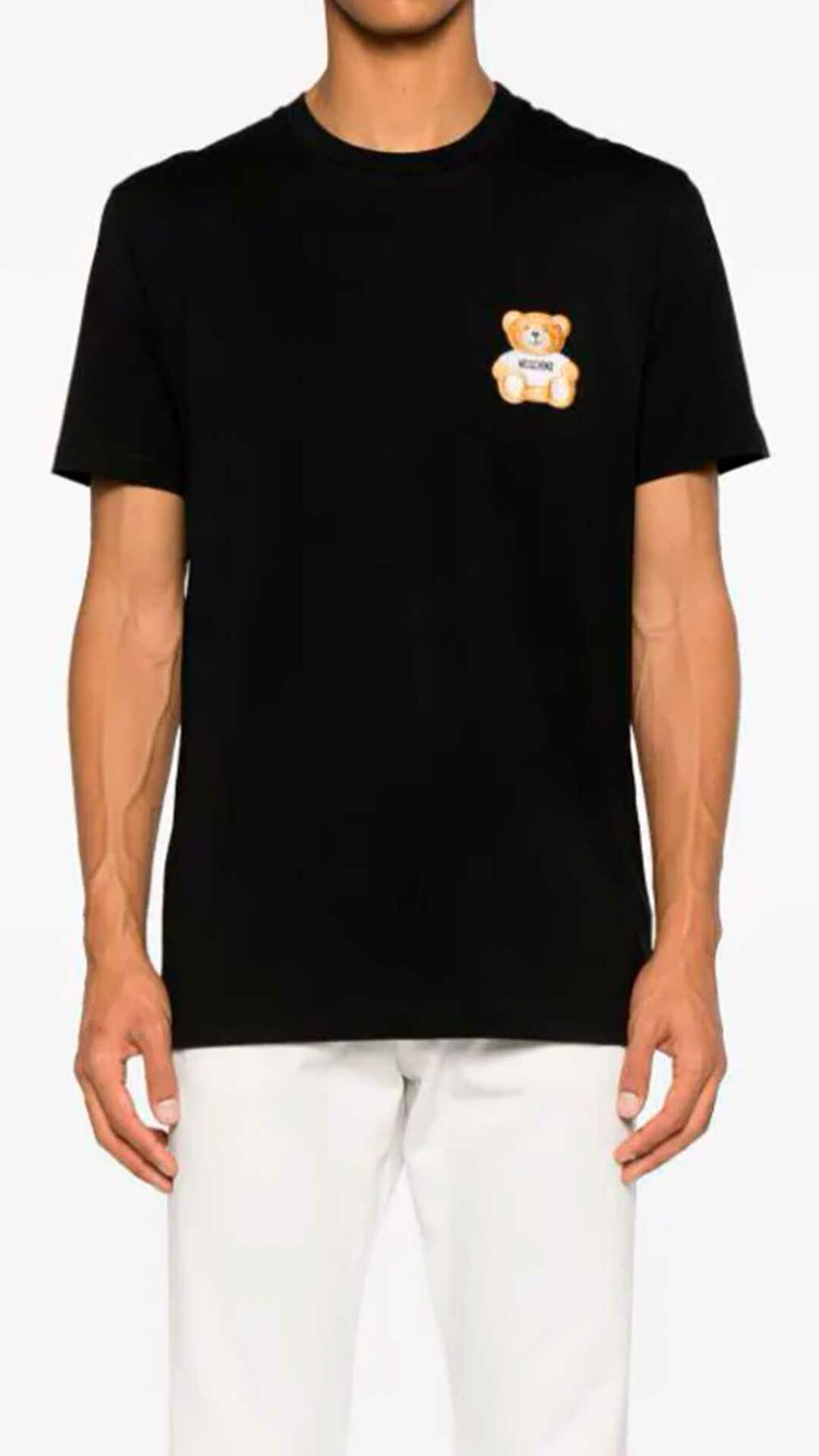Camiseta Moschino con bordado Teddy Bear