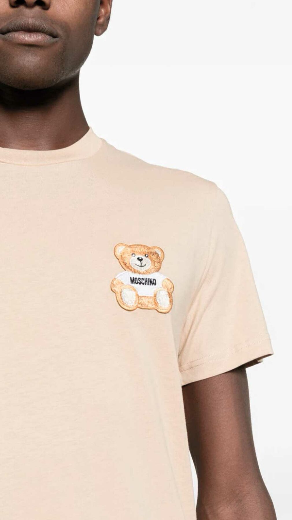 Camiseta Moschino con bordado Teddy Bear