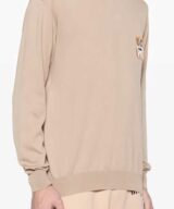 Jersey Moschino de punto con parche Teddy Bear