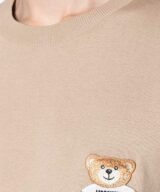 Jersey Moschino de punto con parche Teddy Bear