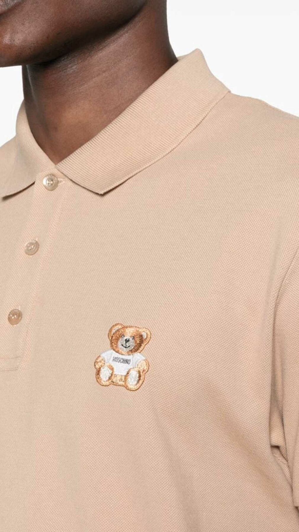 Polo Moschino con motivo Teddy Bear