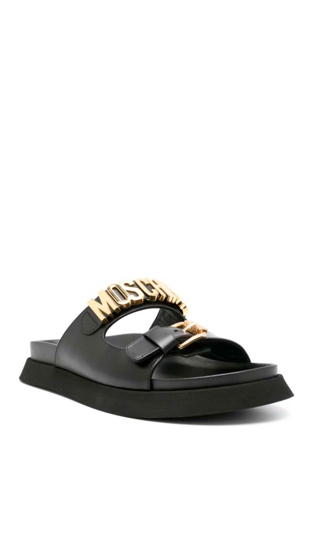 Sandalias Moschino con letras del logotipo