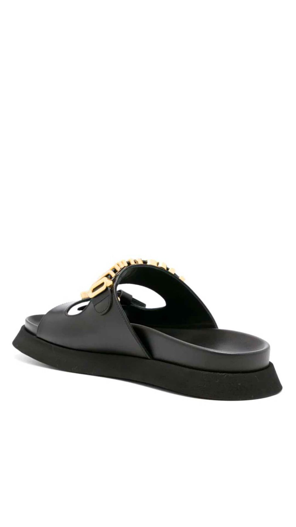 Sandalias Moschino con letras del logotipo