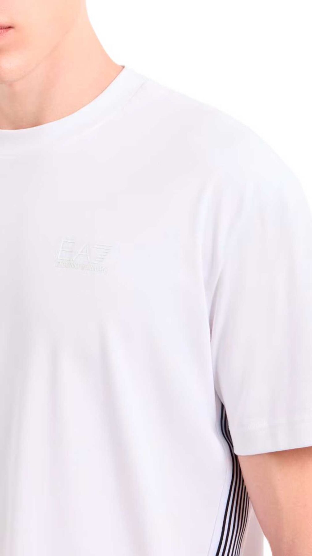 Camiseta de algodón de EA7 Emporio Armani