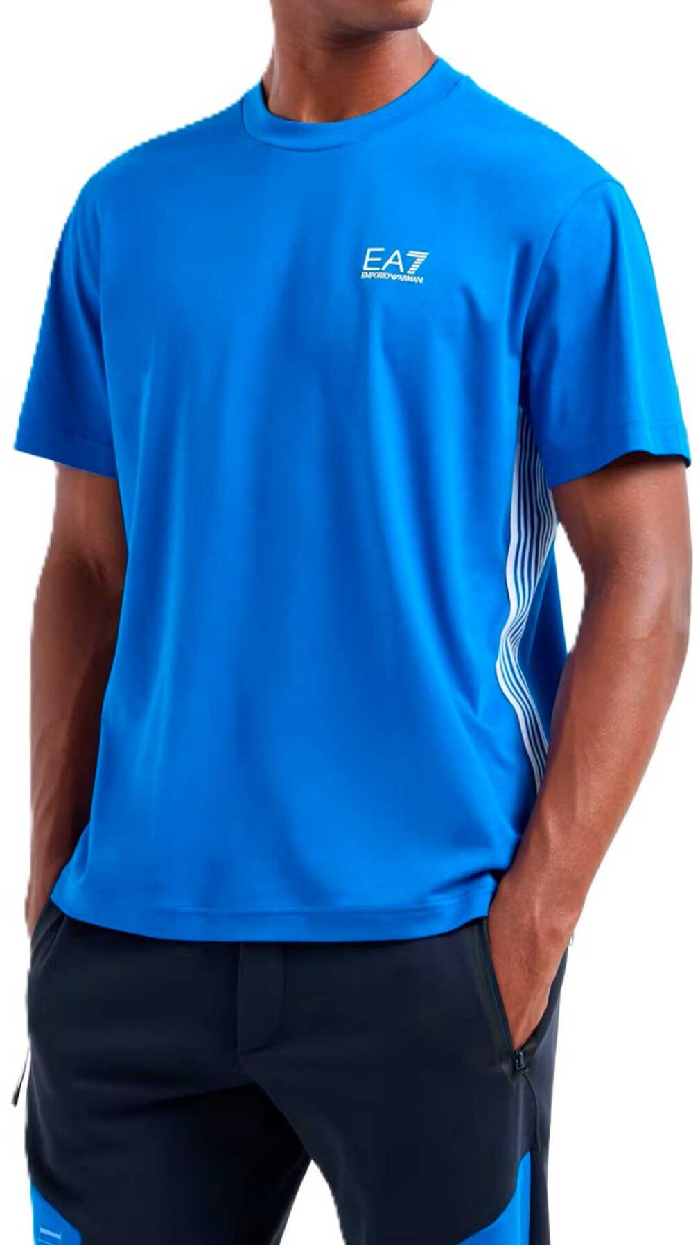 Camiseta de algodón EA7 Emporio Armani