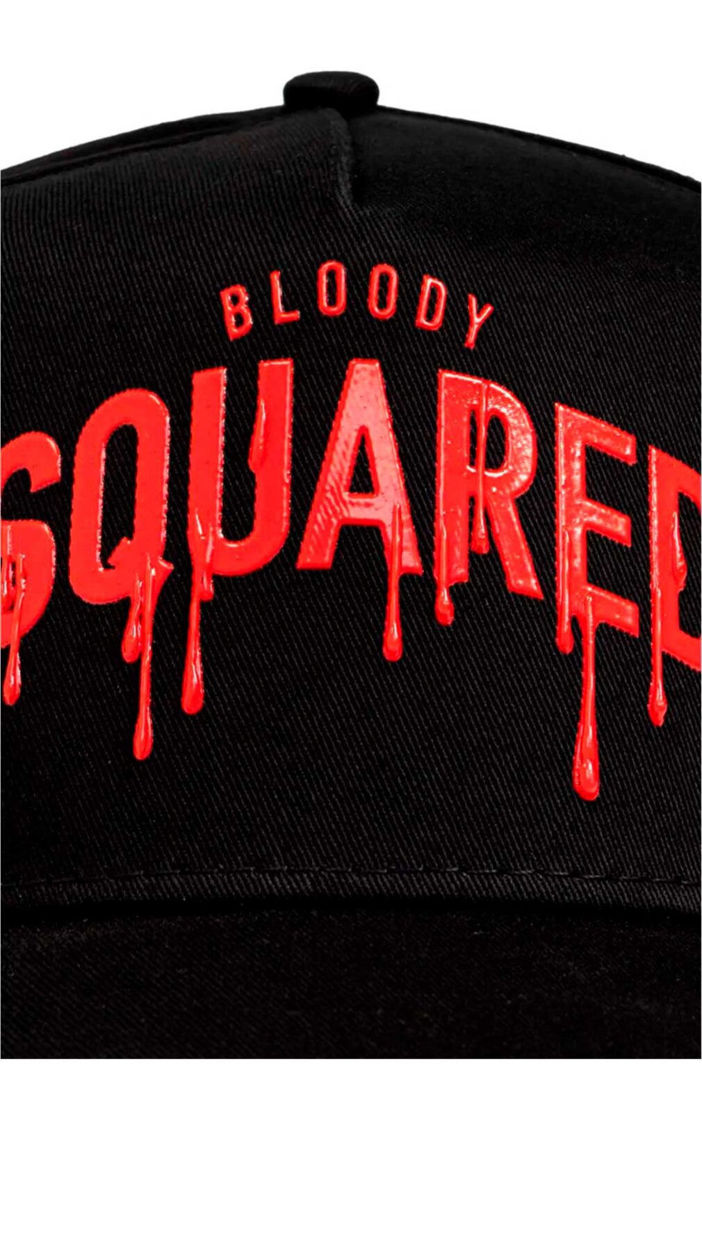 Gorra Dsquared2 con logo en relieve efecto pintura