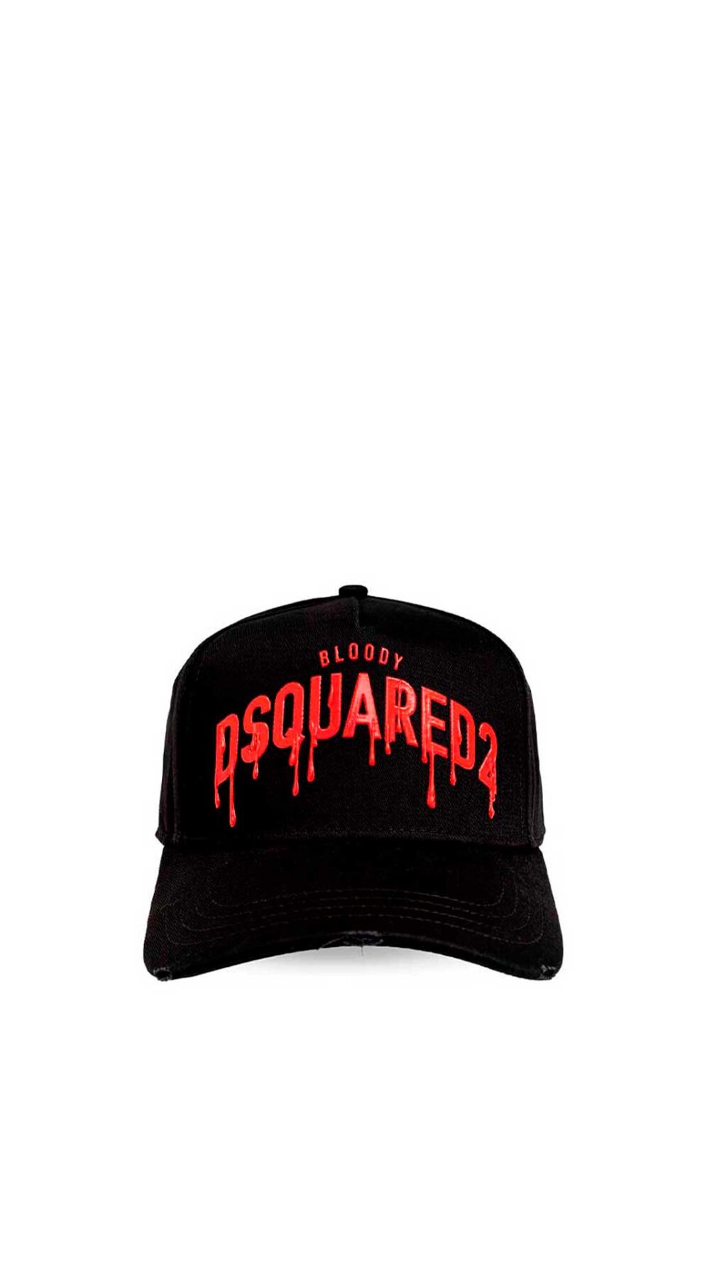 Gorra Dsquared2 con logo en relieve efecto pintura
