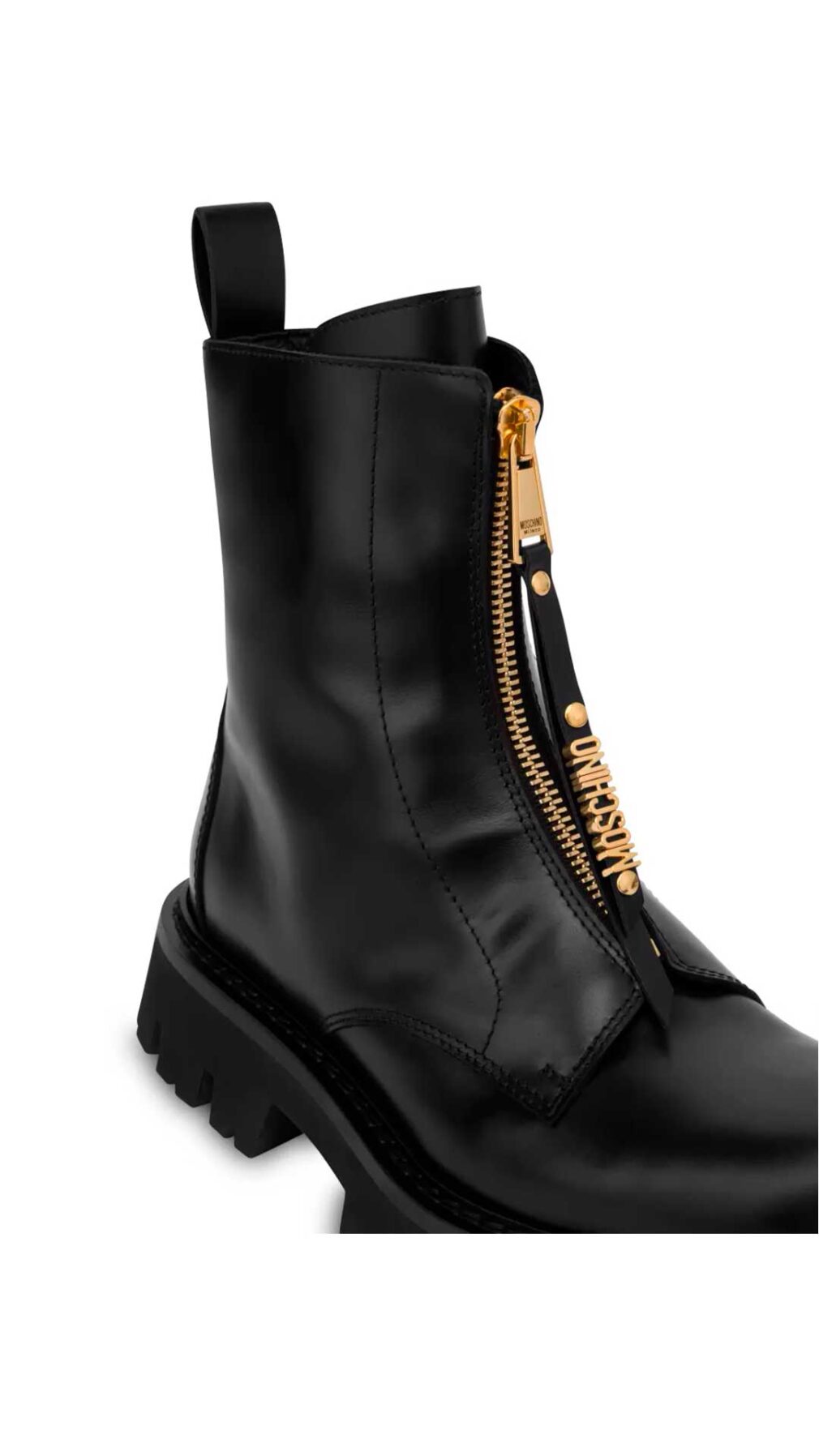 Botas con cremallera de Moschino Couture