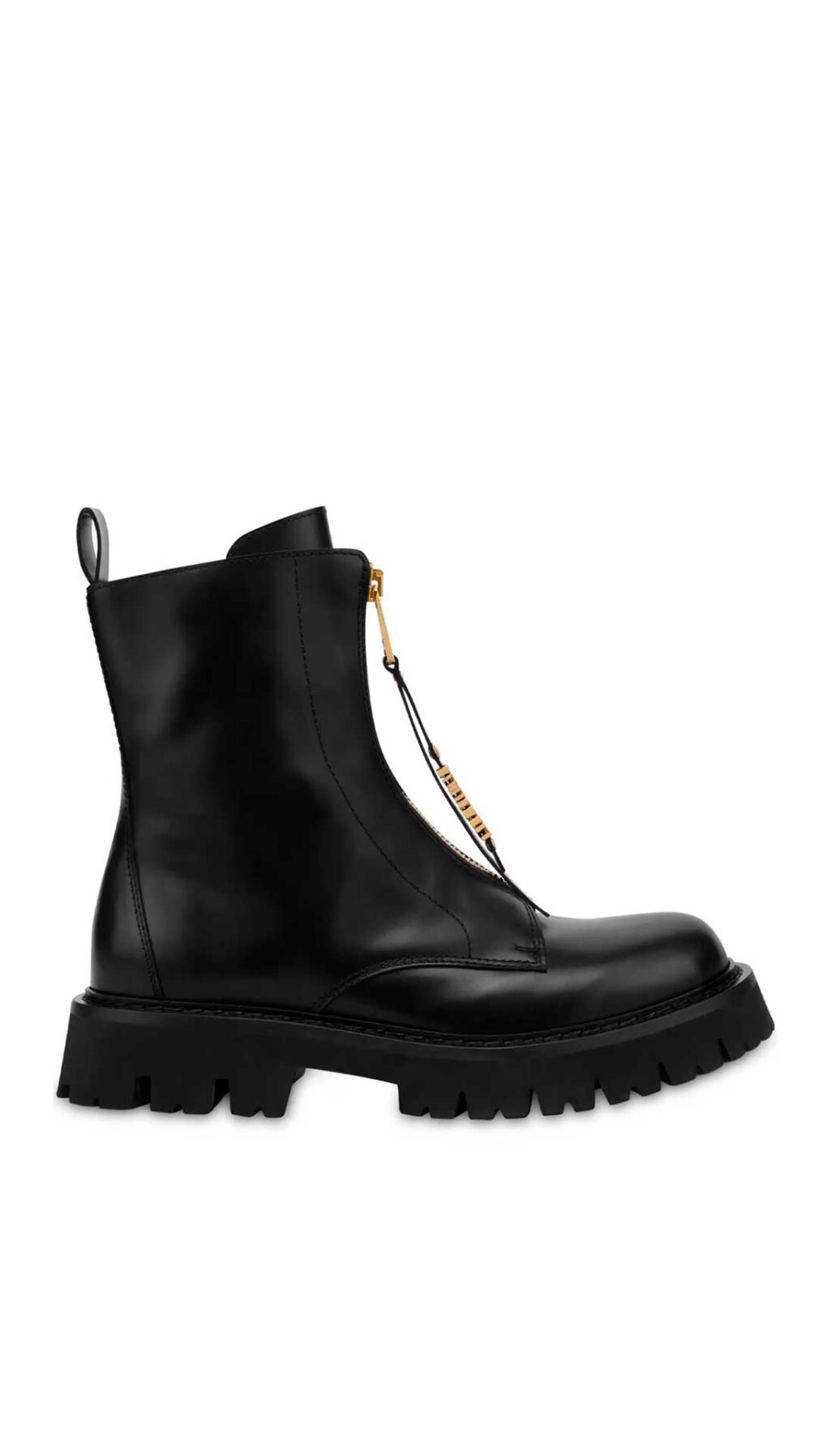 Botas con cremallera de Moschino Couture