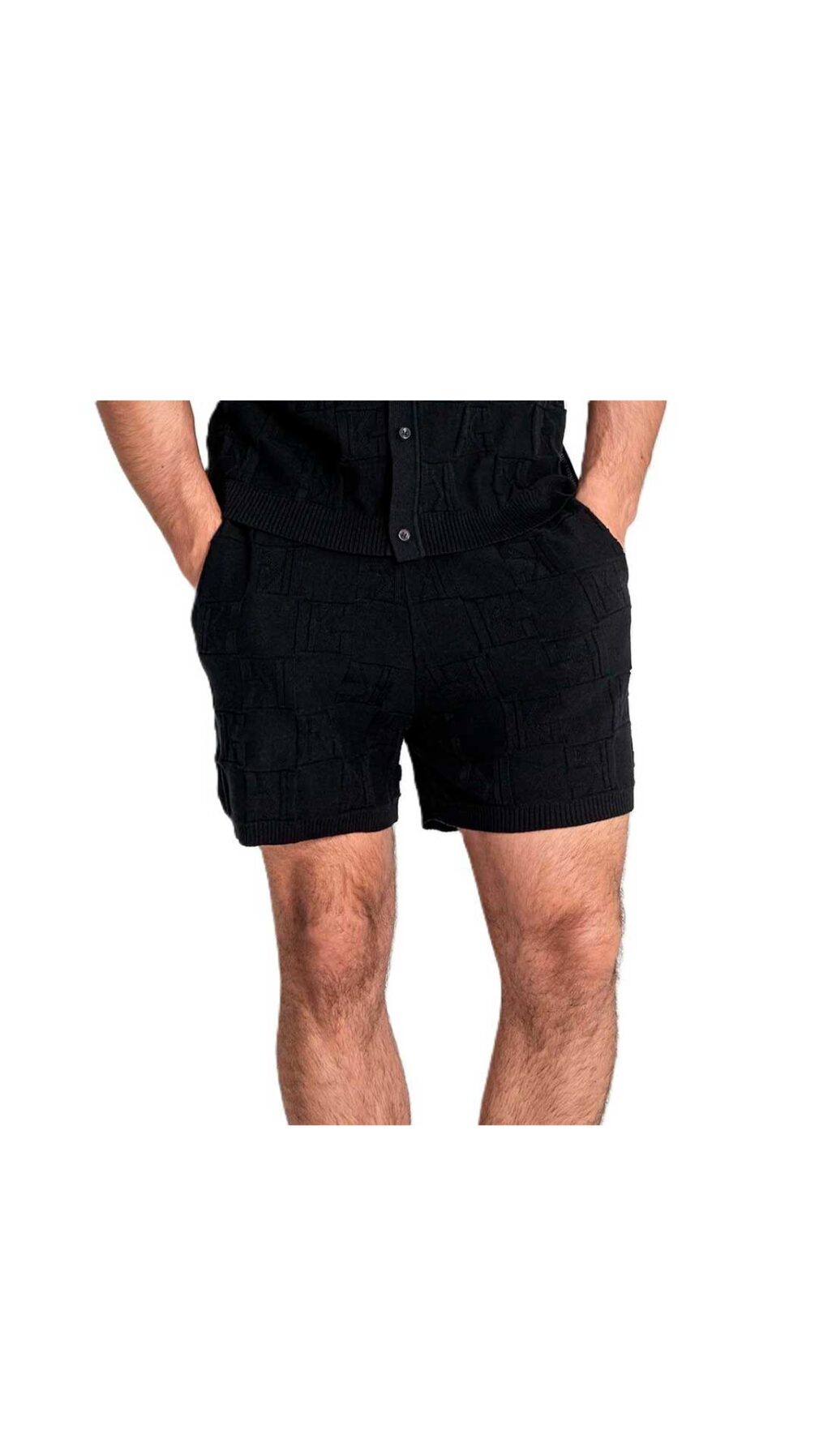 Pantalón corto de punto de algodón