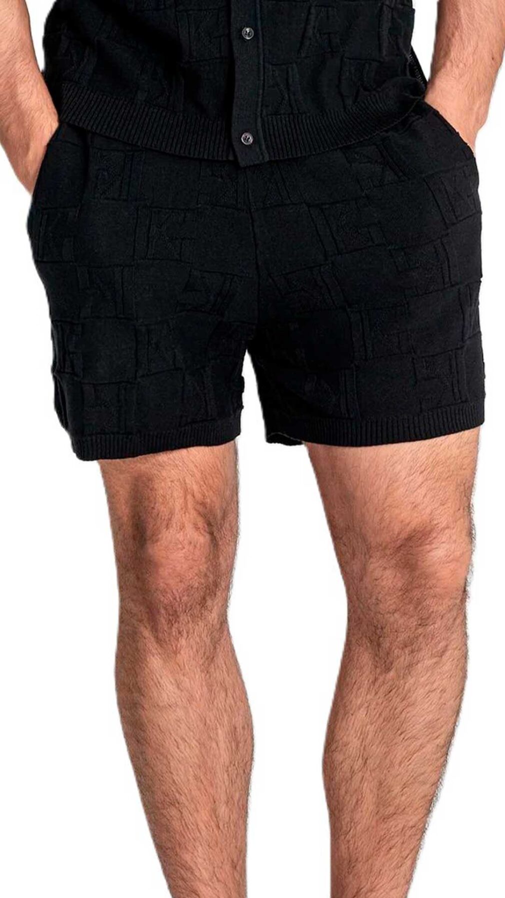 Pantalón corto de punto de algodón