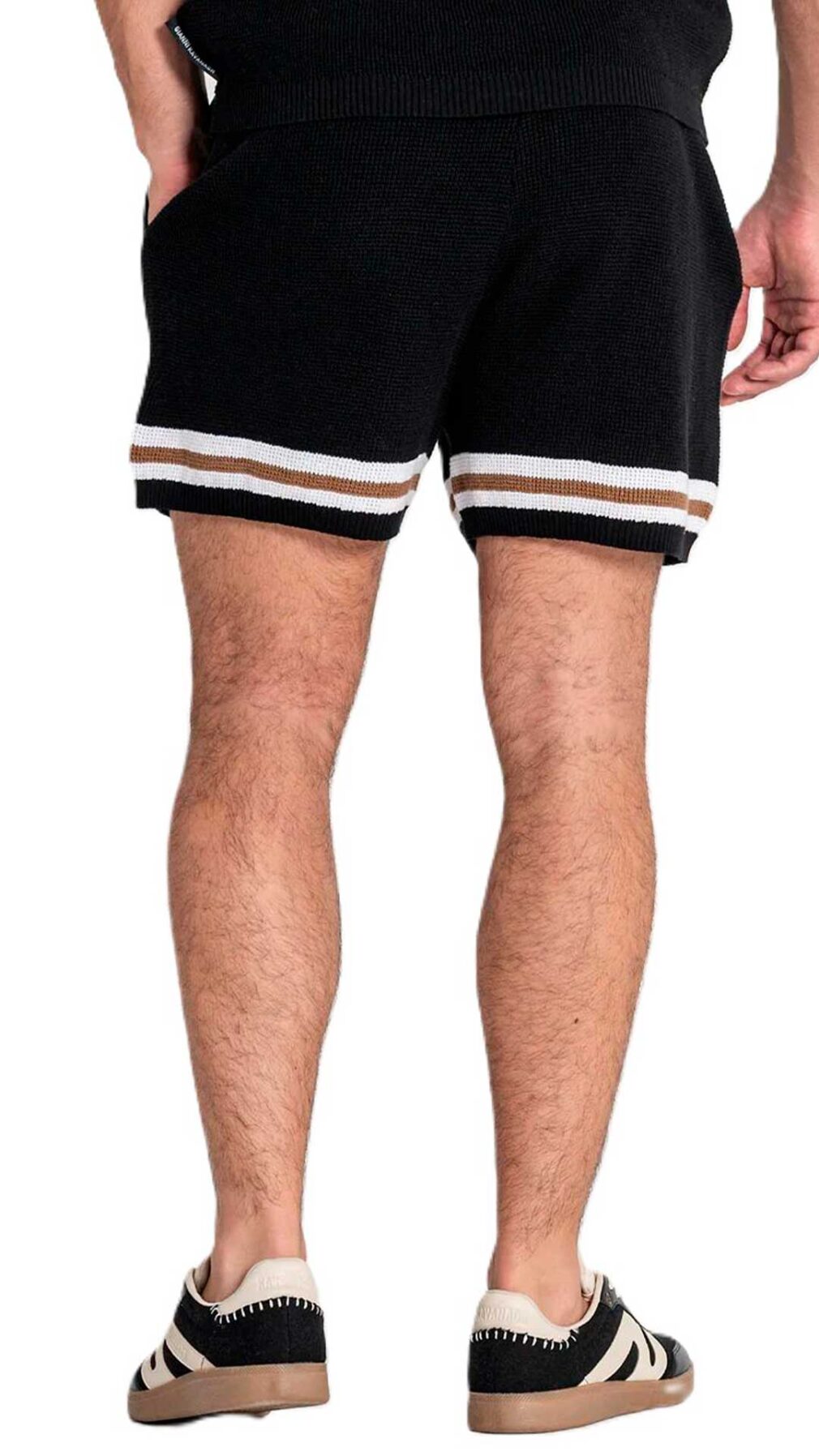 Pantalón corto de punto de algodón