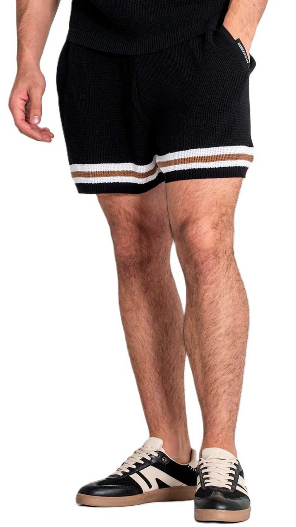 Pantalón corto de punto de algodón
