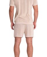 Camisa de punto calado de algodón