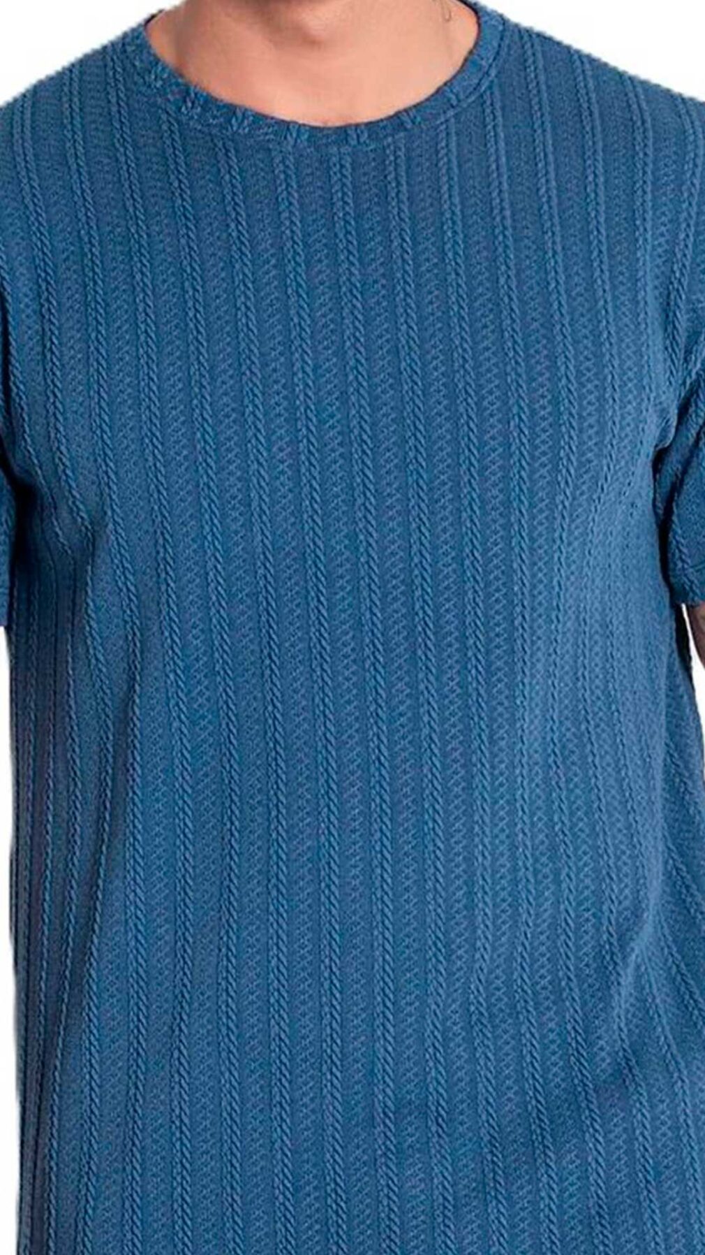 Jersey de punto trenzado