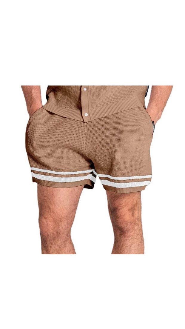 Pantalón corto de punto de algodón