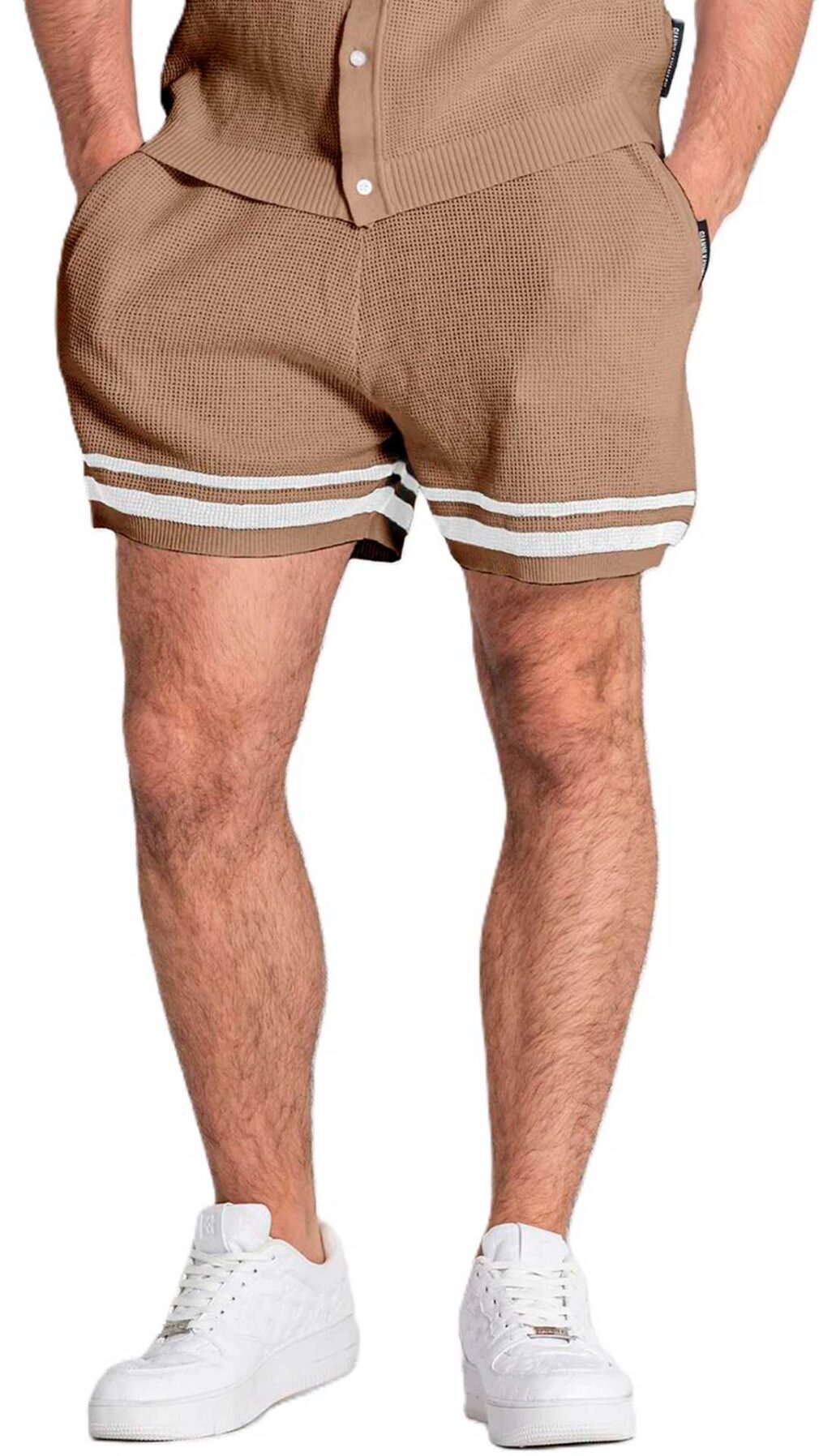 Pantalón corto de punto de algodón