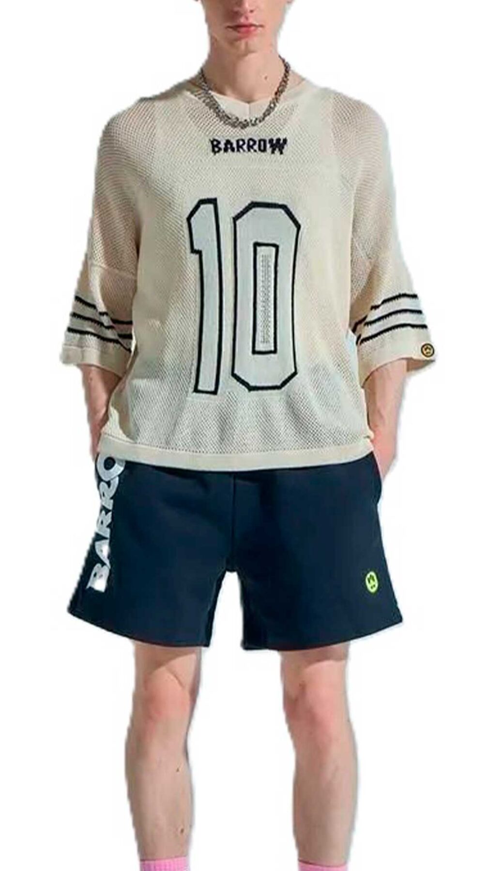 Jersey punto calado con logotipo