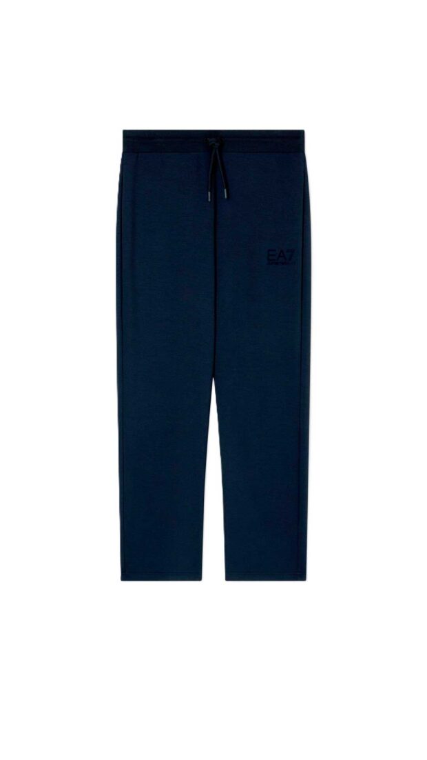 Pantalón regular color azul de EA7 Emporio Armani