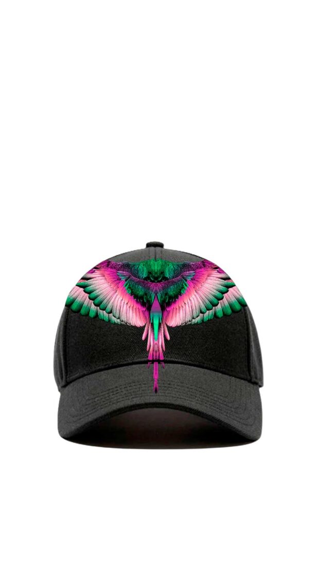 Gorra con estampado de la marca County of Milan Marcelo Burlon