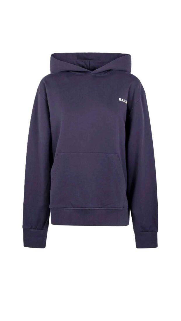 Sudadera amplia Barrow con capucha color asfalto