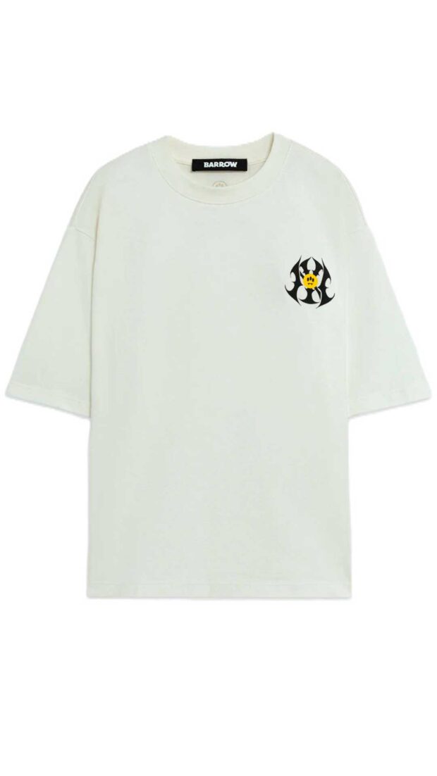 Camiseta Barrow color blanco corte amplio