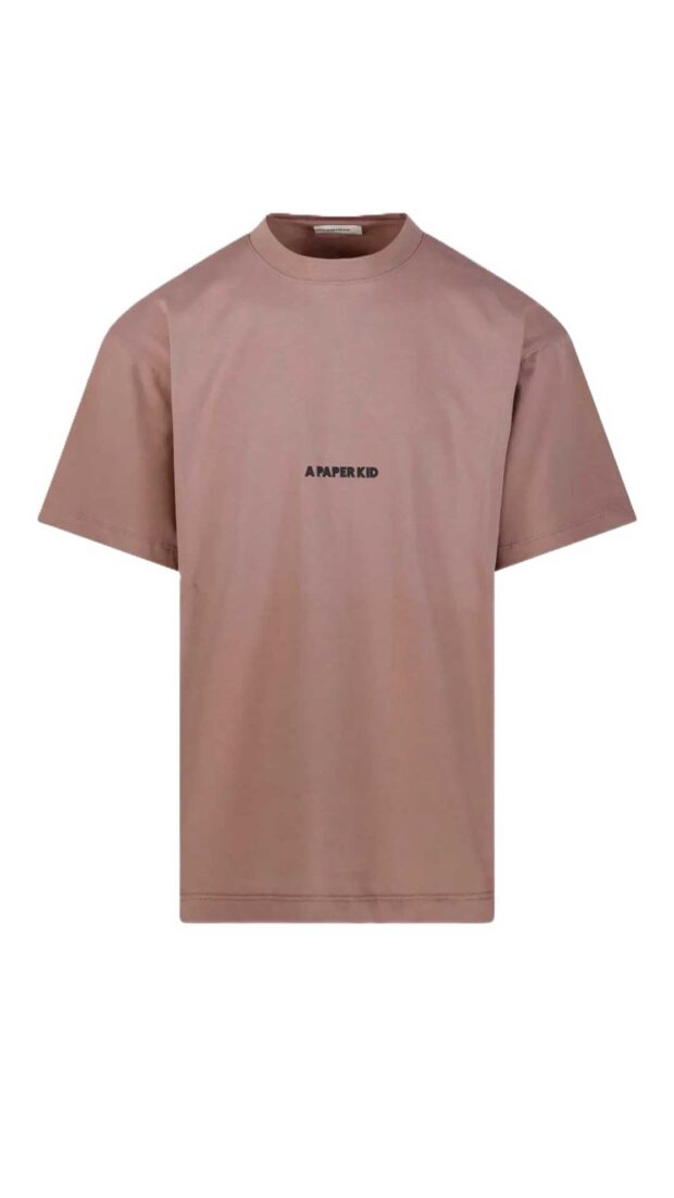 Camiseta amplia de A Paper Kid color tortora