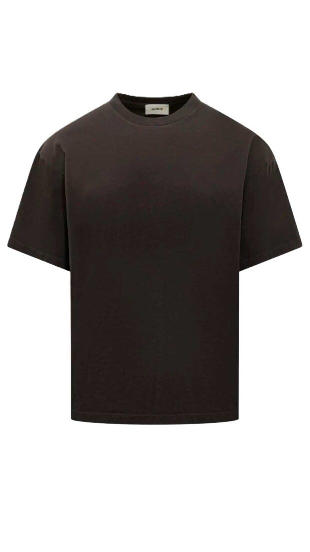 Camiseta amplia de A Paper Kid color marrón oscuro