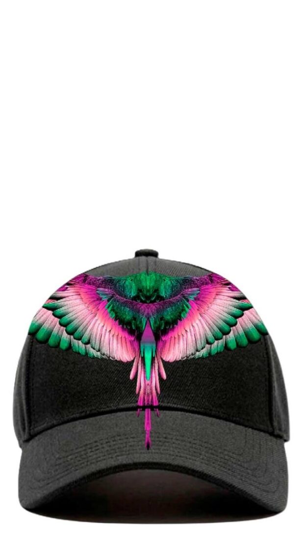 Gorra con estampado de la marca County of Milan Marcelo Burlon