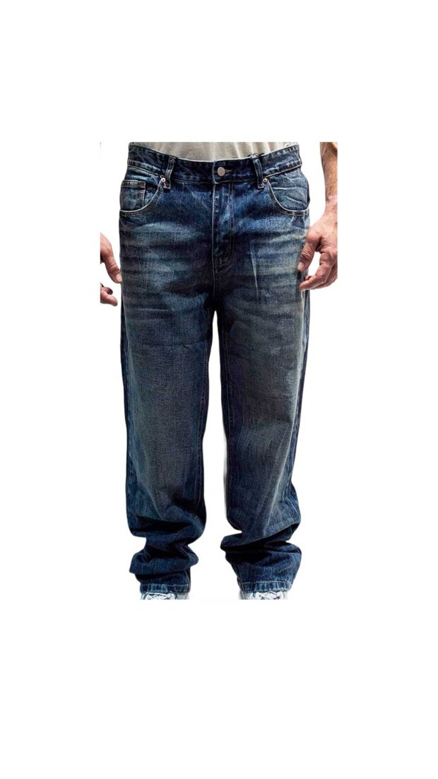 Jeans 360 282 modelo amplio Arthur & Co. color azul desgastado