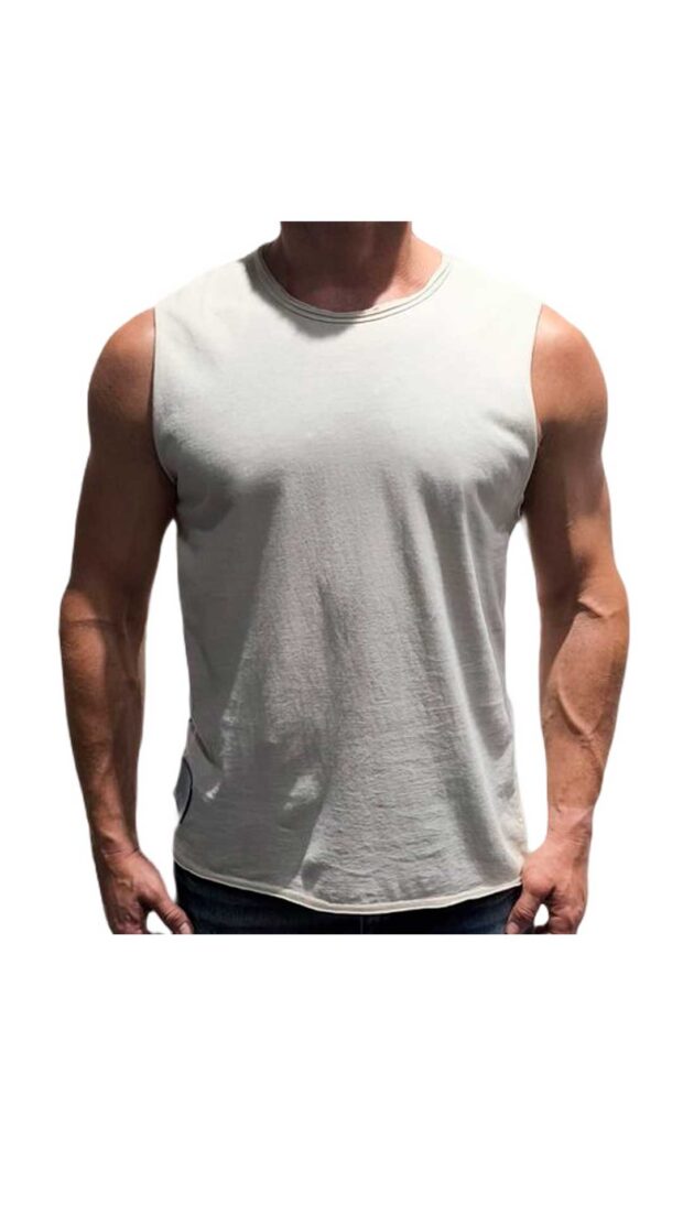 Camiseta sin mangas corte ajustado de Arthur & Co.