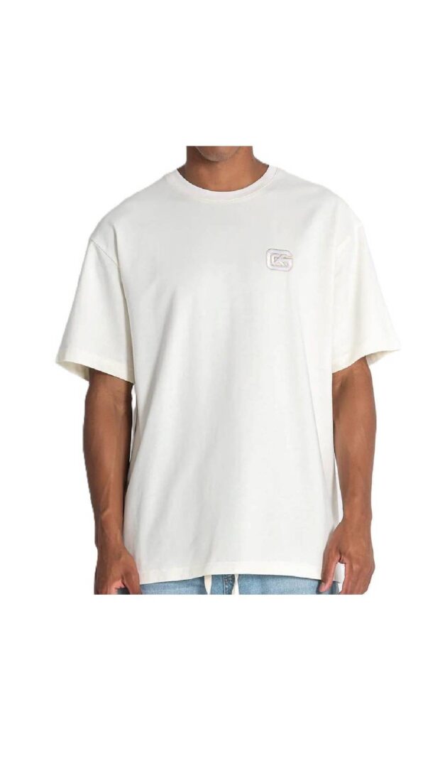 Camiseta holgada con estampado en la parte trasera