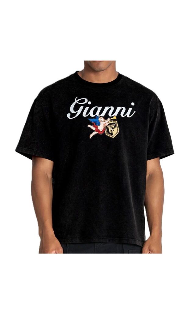 Camiseta regular con estampado del logotipo