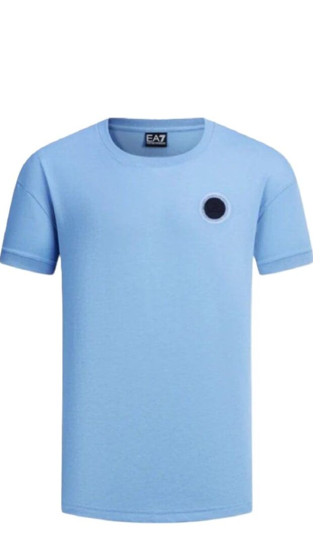 Camiseta holgada con parche del logotipo