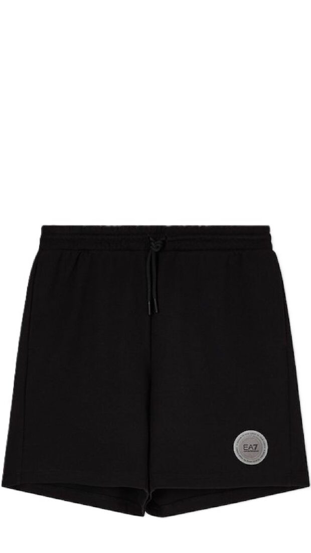 Bermudas deportivas holgadas con parche del logotipo