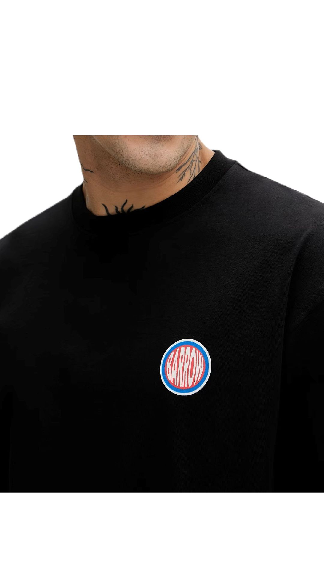 Camiseta amplia con estampado gráfico