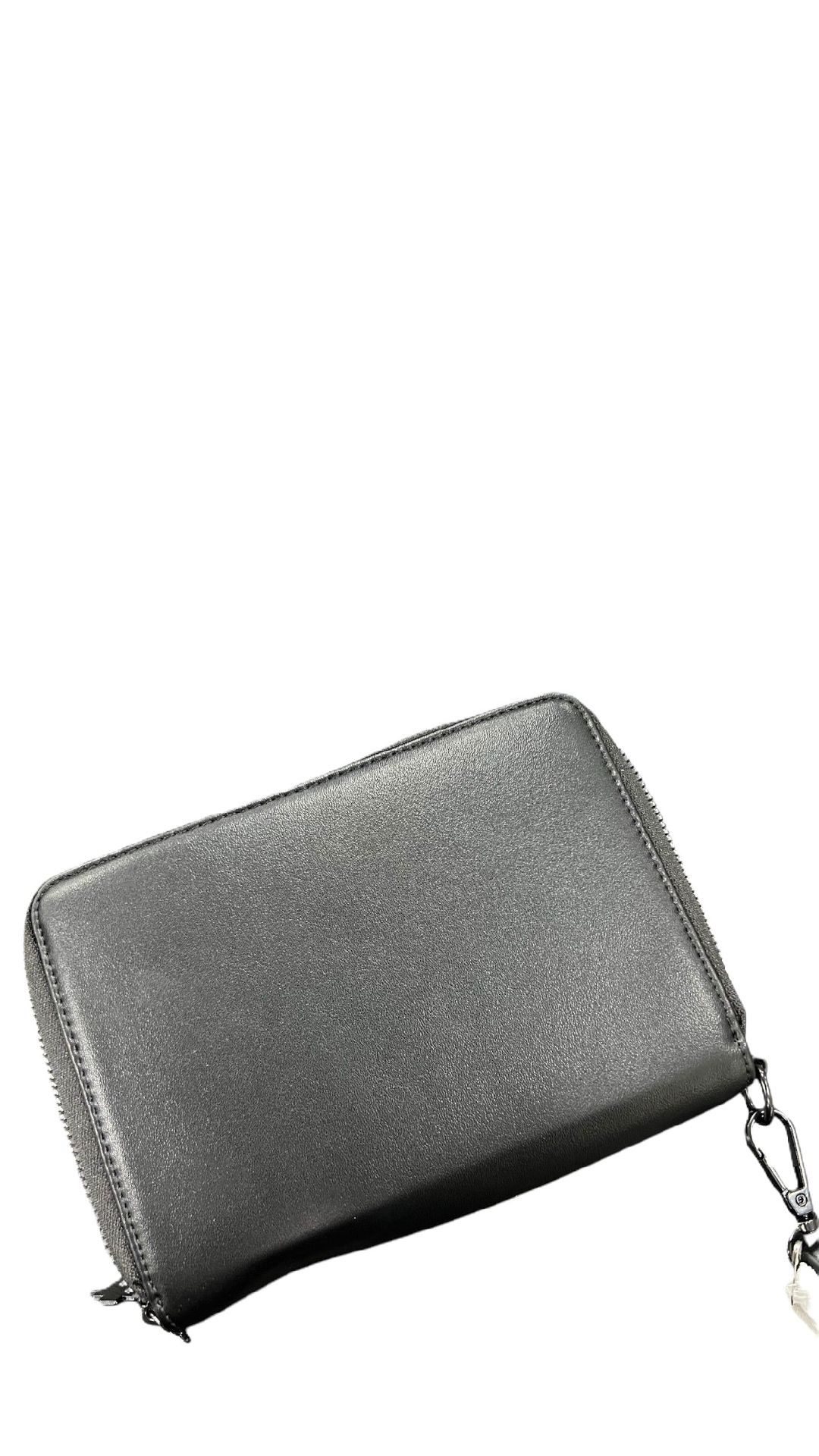 Pochette de piel ecológica con estampado de alas