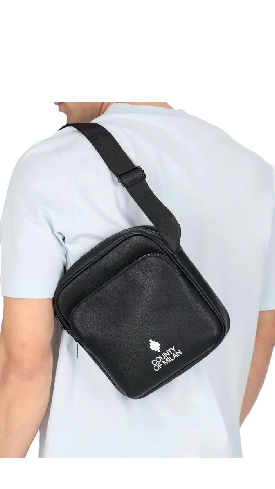 Bolso tipo bandolera de piel sintética