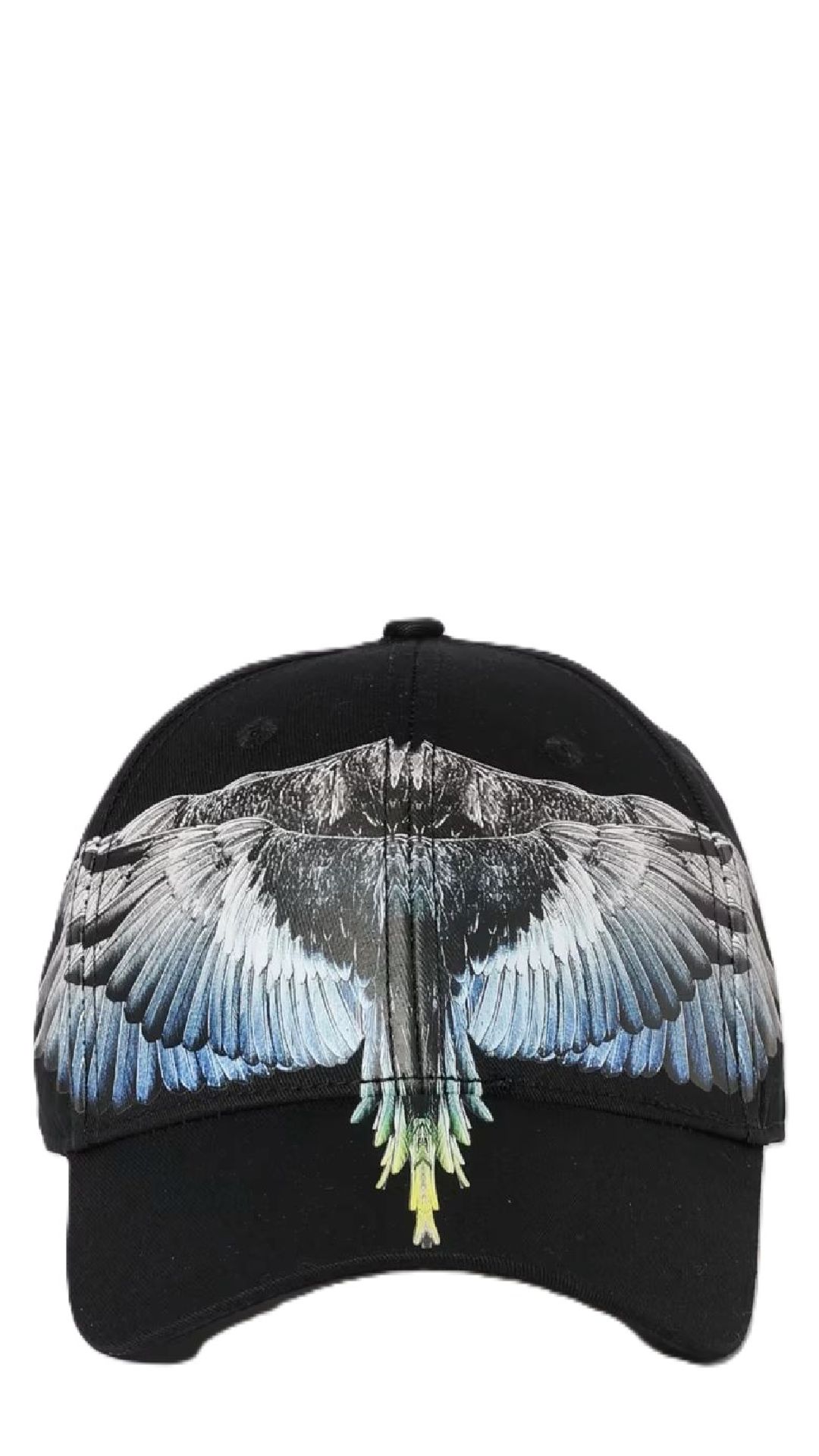 Gorra de algodón con estampado y logo bordado