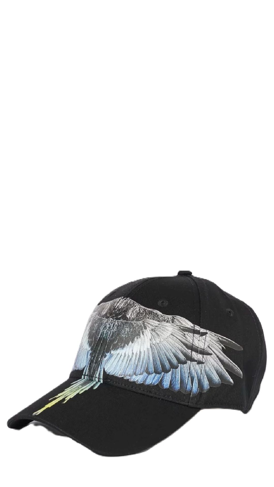 Gorra de algodón con estampado y logo bordado