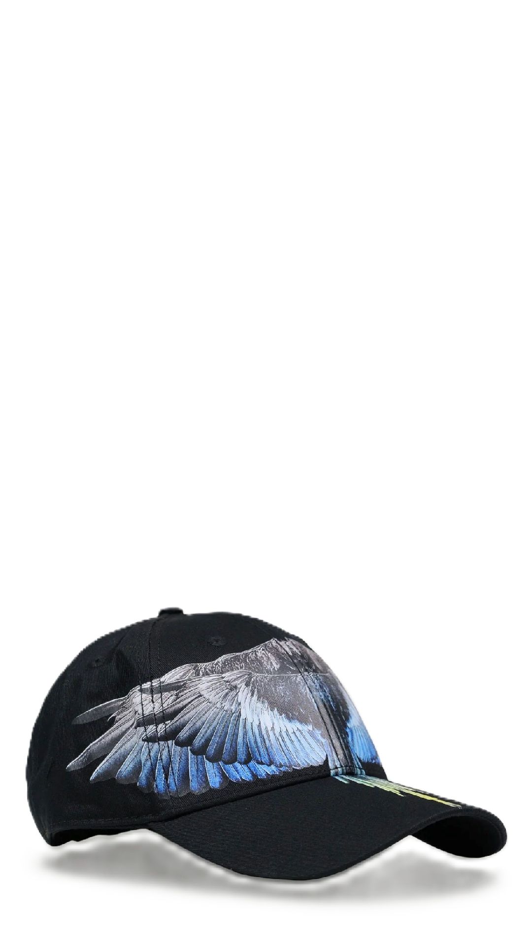 Gorra de algodón con estampado y logo bordado