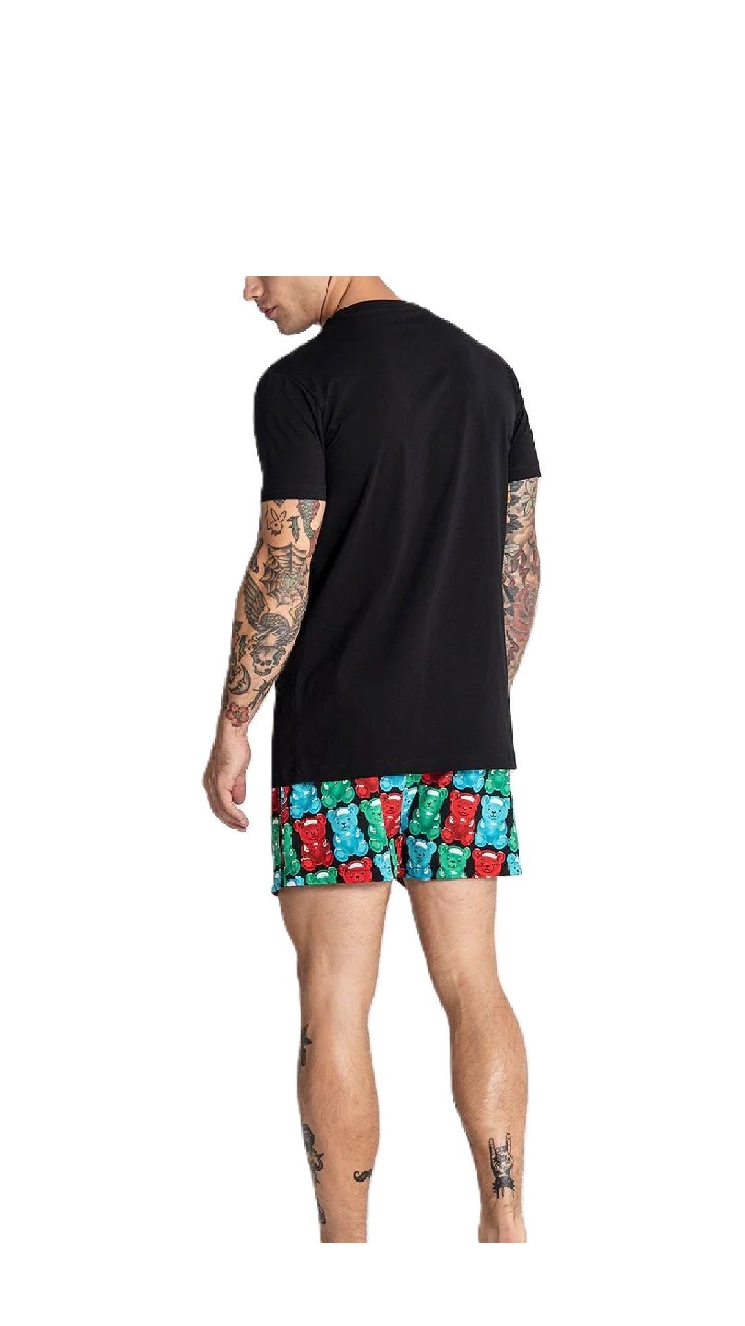 Camiseta ajustada con estampado de osos