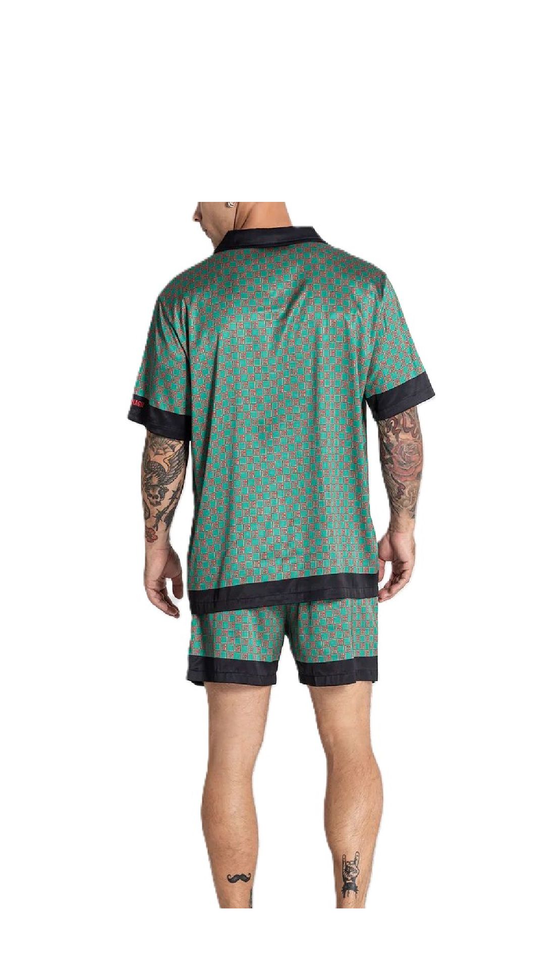 Camisa holgada con estampado y logotipo