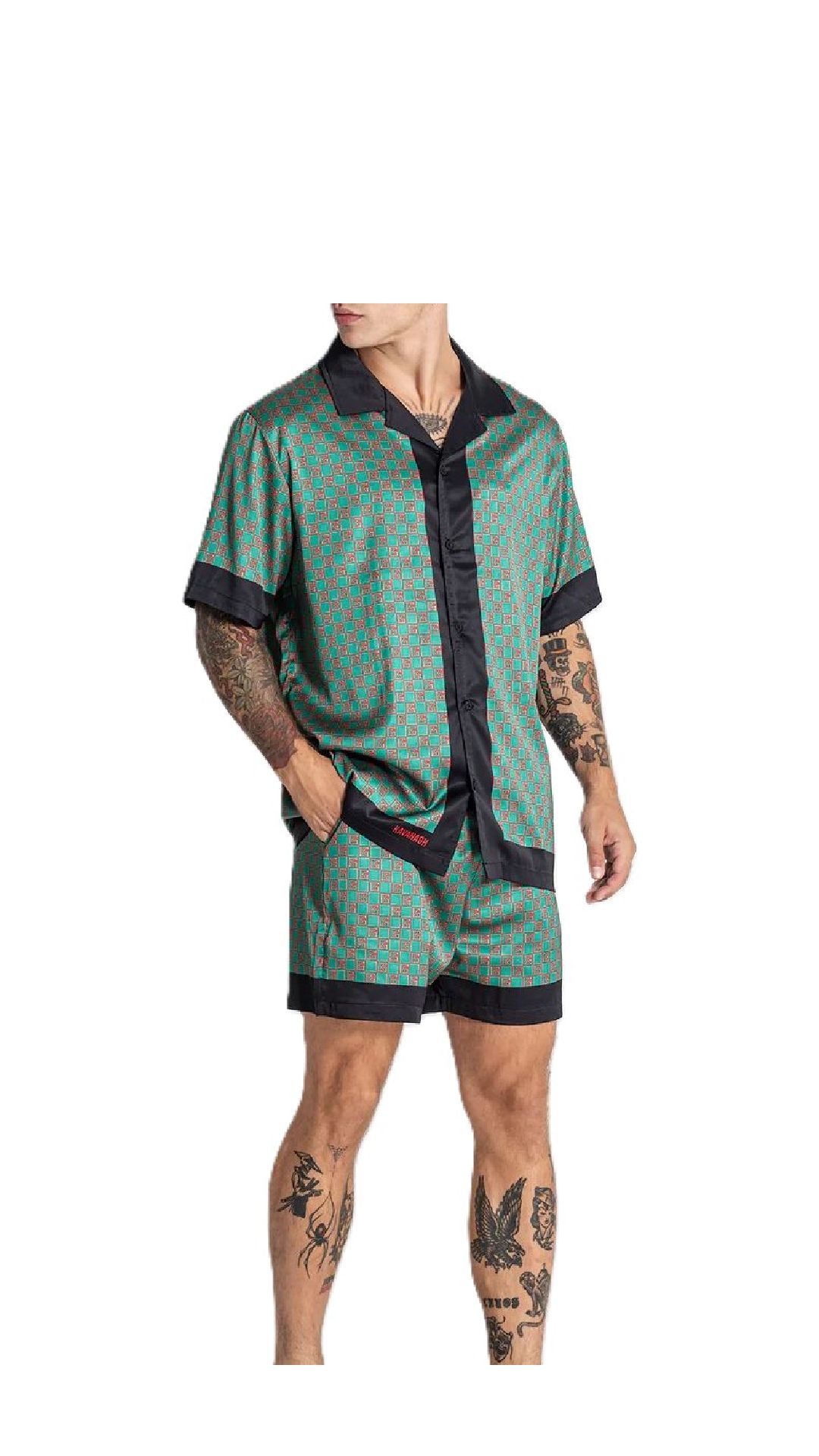Camisa holgada con estampado y logotipo