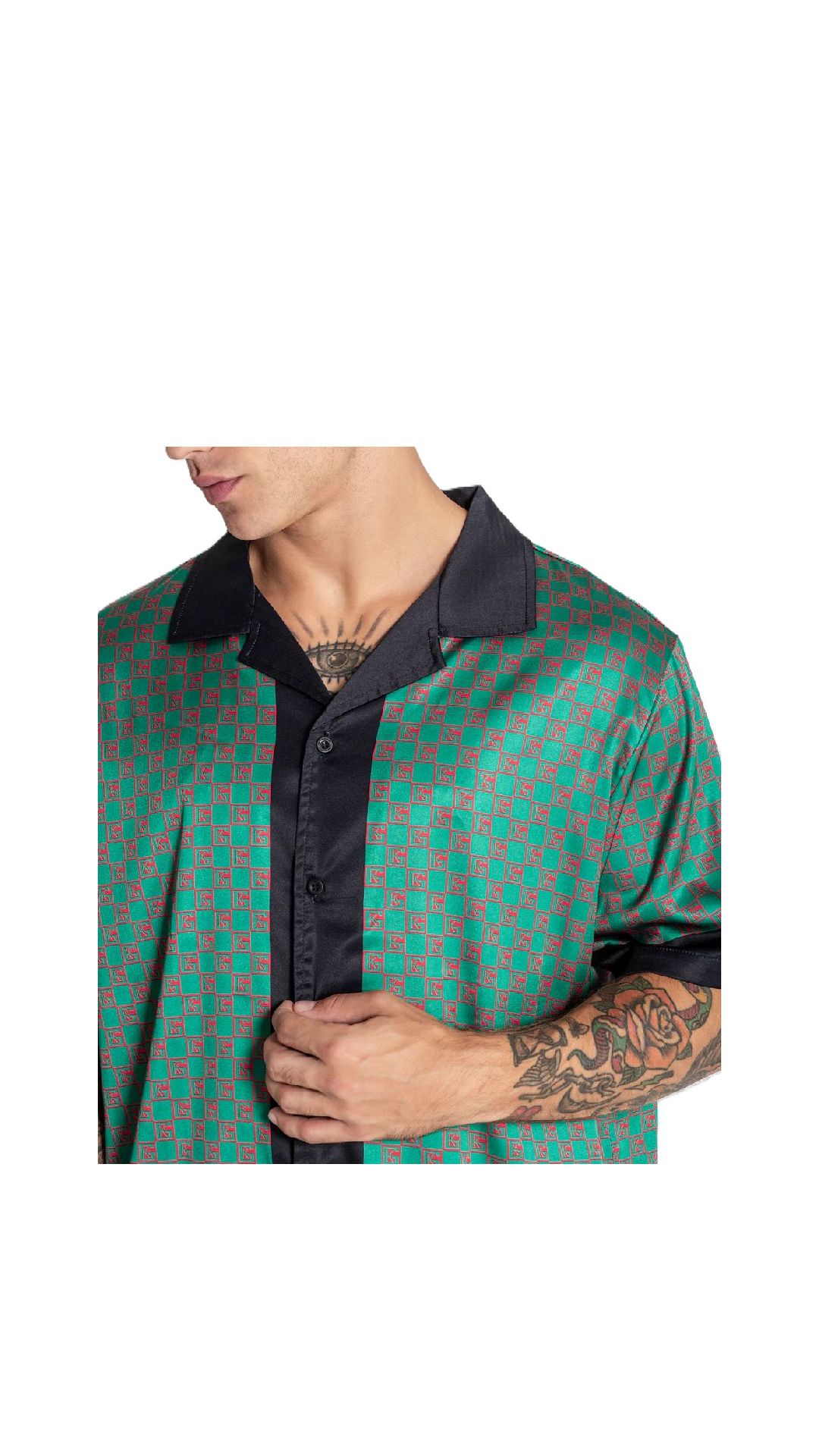 Camisa holgada con estampado y logotipo