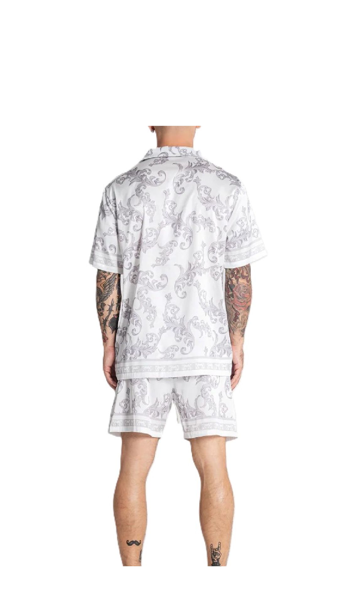 Camisa holgada con estampado y logotipo