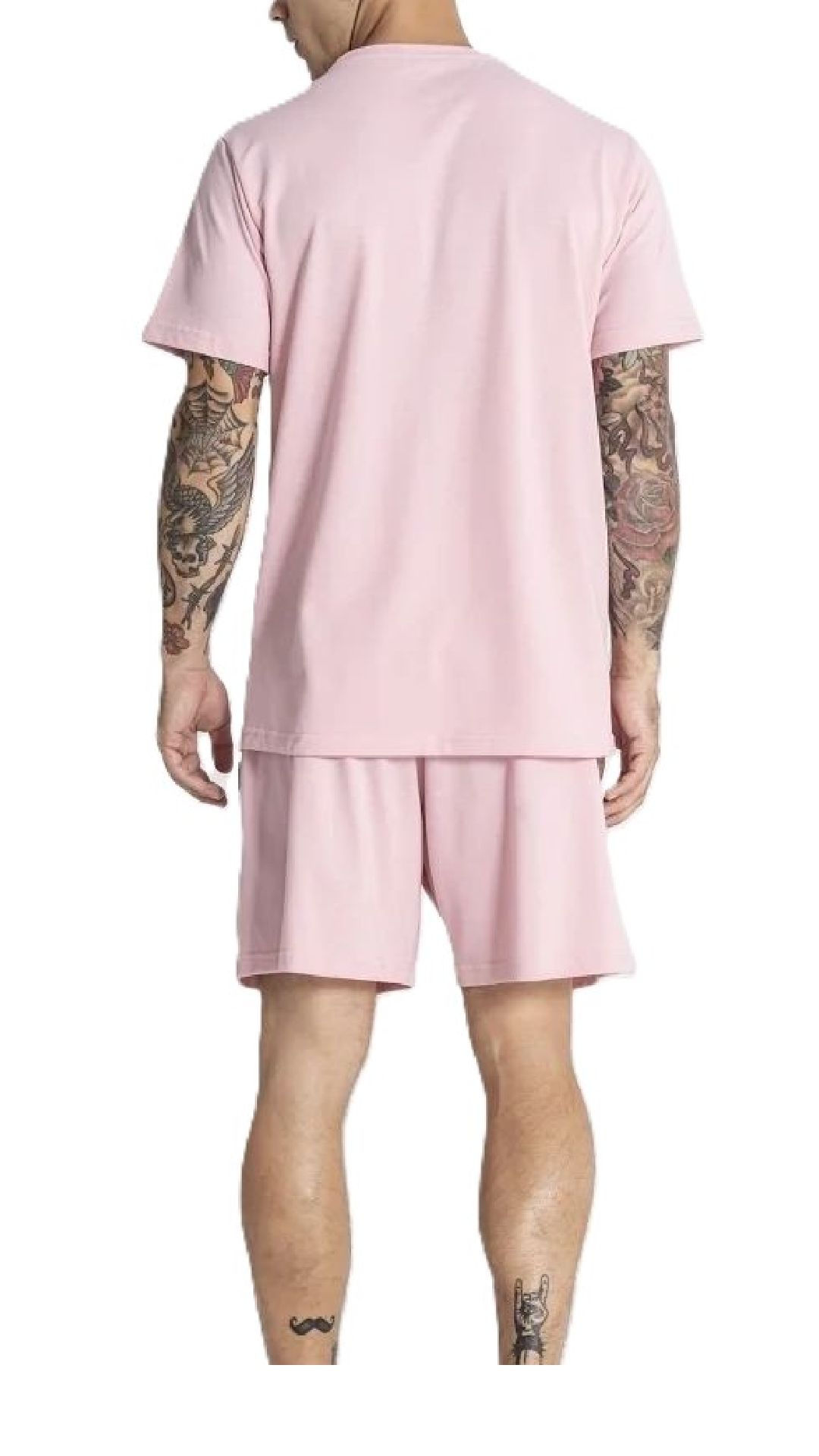 Camiseta holgada de piqué con placa del logotipo