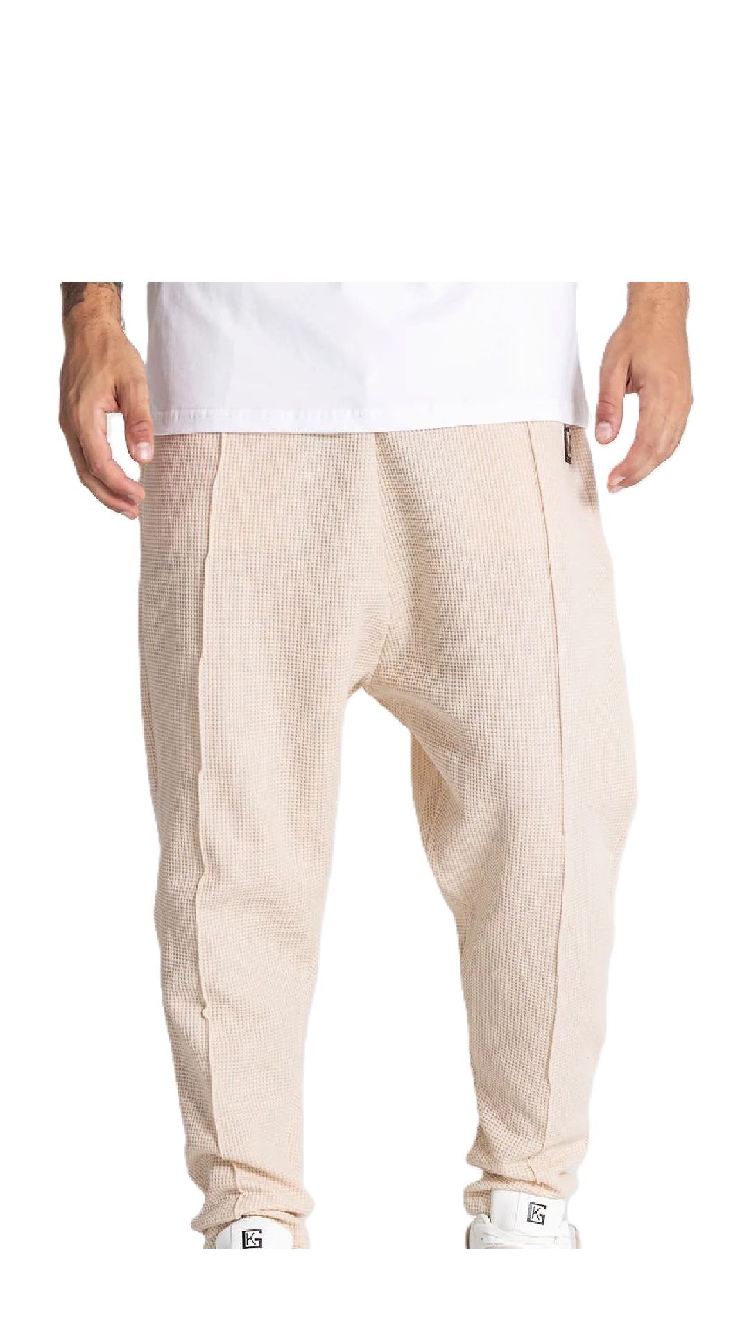 Pantalón baggy de piqué